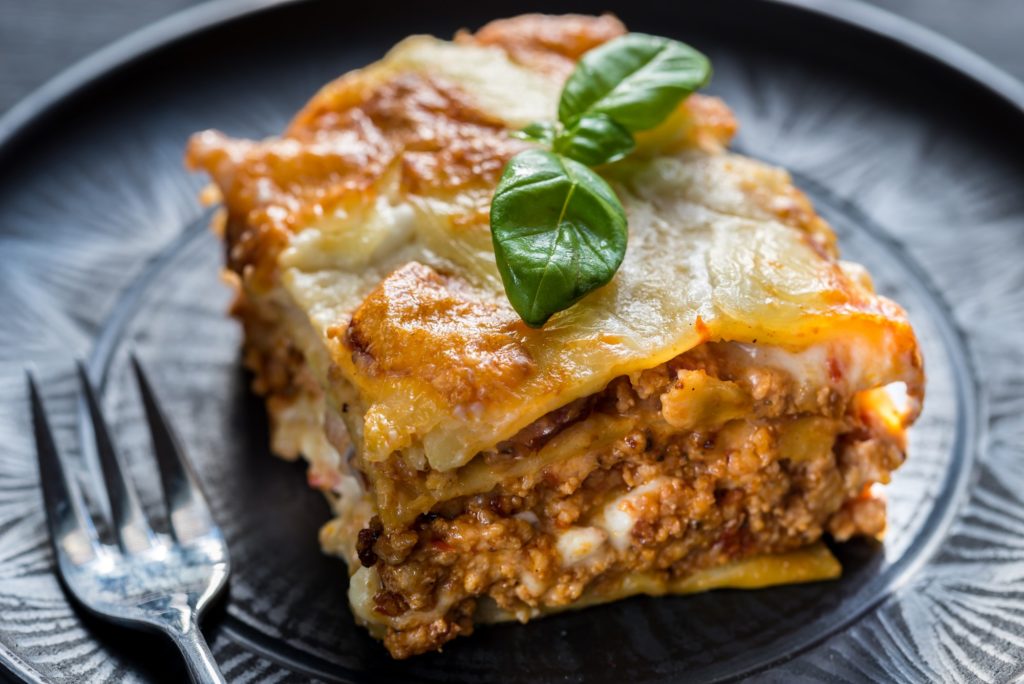 Lasagna with sausage