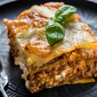 Lasagna with sausage