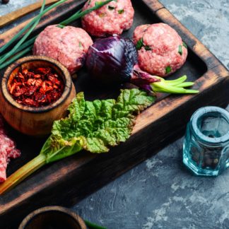 Meatballs,preparation for cooking