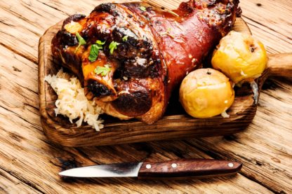 Roasted pork knuckle